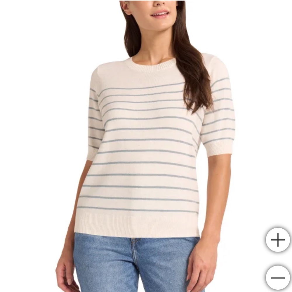 NWT Matty M Women's Short Sleeve Sweater